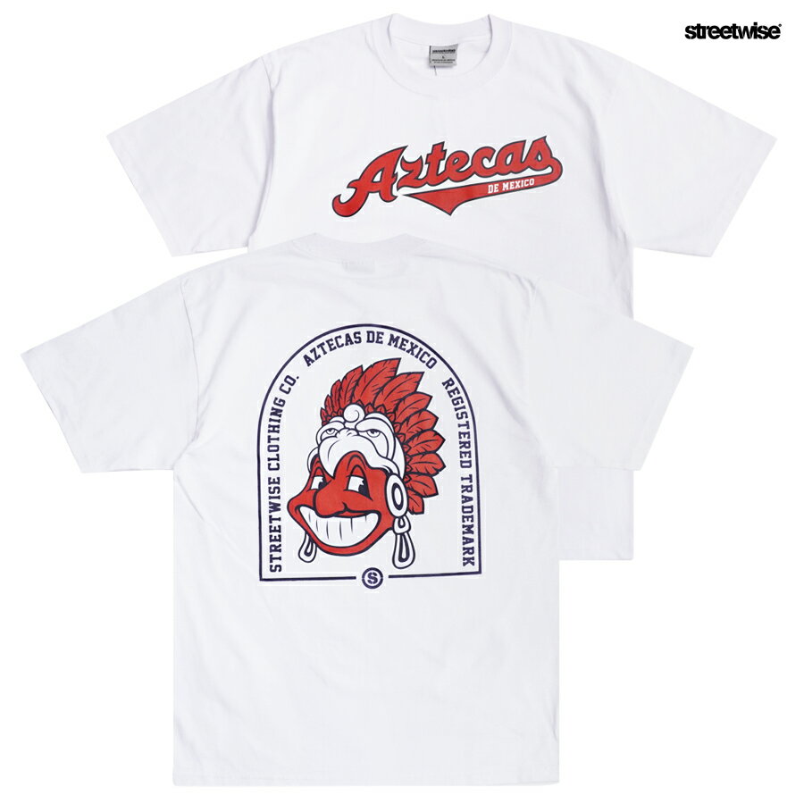 楽天Indoor Class Online Store【売りつくし40％】STREETWISE LOS AZTECAS Tシャツ【WHITE】（L・XL・2XL）（ストリートワイズ 通販 服 メンズ 大きいサイズ 半袖 T-SHIRTS）