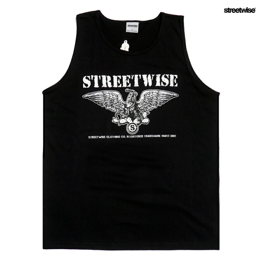 STREETWISE MILITANT TANK TOP(L・XL・2XL)(ストリートワイズ 通販 服 メンズ 大きいサイズ タンクトップ)