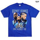 【送料無料】STREETWEAR SUPPLY ALL MONEY IN Tシャツ【ROYAL BLUE】(L XL 2XL 3XL)(通販 メンズ 大きいサイズ 半袖 T-SHIRTS プリント ストリート ブルー HIPHOP ヒップホップ ニプシーハッスル nipsey hussle)