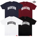 【送料無料★ラスト1点】THE MARATHON CLOTHING MARATHON VARSITY Tシャツ【WHITE/BLACK/NAVY/BURGUNDY】(L XL 2XL)(マラソンクロージング 通販 メンズ T SHIRTS TEE 半袖 ロゴ ニプシーハッスル NIPSEY HUSSLE)