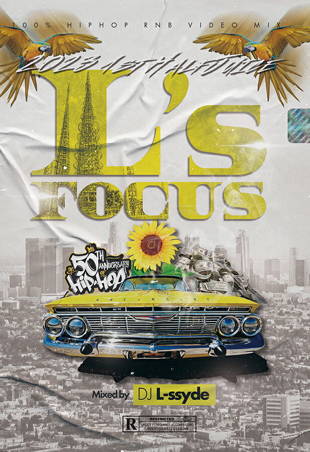 【メール便対応】L's FOCUS 2023 1st Half Juice DVD / DJ L-ssyde(ミックス DVD 洋楽 HIP HOP)