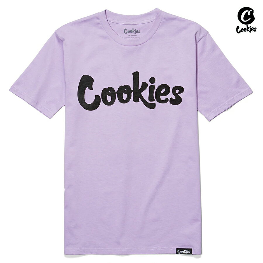【送料無料】COOKIES ORIGINAL LOGO Tシャツ【LAVENDER】(M・L・XL・2XL)(COOKIES クッキーズ アパレル 服 通販 メンズ 大きいサイズ 半袖 T-SHIRTS)