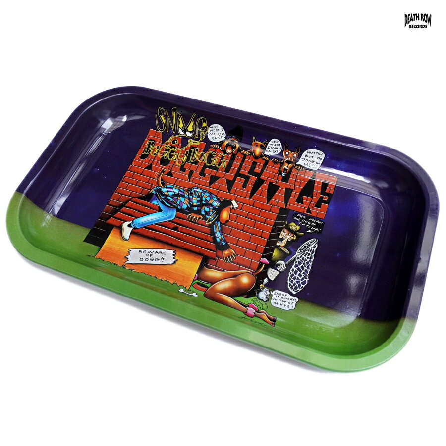 【送料無料】DEATH ROW RECORDS SNOOP DOGG DOGGYSTYLE RECORD ROLLING TRAY【NAVY】 クルックスアンドキャッスルズ 通販 デスロウレコード スヌープドッグ SNOOP DOGG ロリングトレイ トレー …