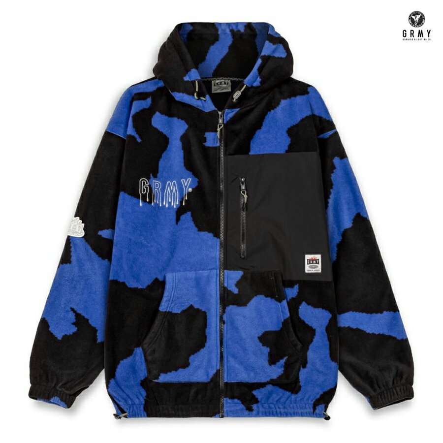 ڴָꥹڥץ饤̵GRIMEY BACK AT YOU POLAR FLEECE ZIP HOODIEBLUE(MLXL)(饤ߡ GRIMEY    礭 ե꡼ 㥱å ա ѡ åץå  )