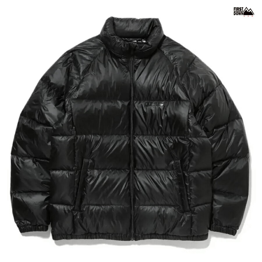 楽天Indoor Class Online Store【PRICE DOWN 30％★送料無料★ラスト1点】FIRST DOWN RAGLAN DOWN JACKET NYLON RIPSTOP【BLACK】（M・L・XL）（FIRST DOWN ファーストダウン 通販 メンズ 大きいサイズ ダウン ジャケット アウアー シンプル）