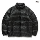 【PRICE DOWN 30 ★送料無料★ラスト1点】FIRST DOWN RAGLAN DOWN JACKET NYLON RIPSTOP【BLACK】(M L XL)(FIRST DOWN ファーストダウン 通販 メンズ 大きいサイズ ダウン ジャケット アウアー シンプル)