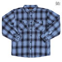 【PRICE DOWN 30 ★送料無料】BLEECKER MERCER FLANNEL JACKET【BLUE】(S M L XL 2XL)(通販 メンズ 大きいサイズ フランネルシャツジャケット シャツジャケット チェック ジャケット アウター)