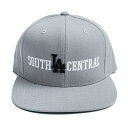 yzSOUTH CENTRAL LA SNAPBACK CAPyGRAYz(ʔ Xq Lbv XibvobN S x[X{[Lbv CITY CAP TEXZg LA)