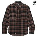 【PRICE DOWN 30%★送料無料】COOKIES TRIUMPH FLANNEL SHIRT【BLACK】(M・L・XL)(COOKIES クッキーズ アパレル 服 通販 メンズ 大きいサイズ フランネルシャツ ネルシャツ チェックシャツ ボタンシャツ オープンシャツ 長袖 ロングスリーブ)