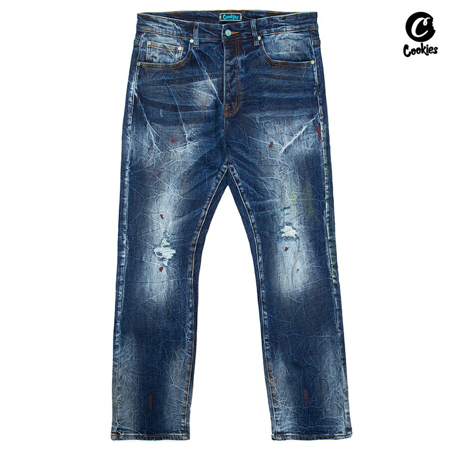 COOKIES CORE MODERN RELAXED DENIM PANTS(M・L・XL)(COOKIES クッキーズ アパレル 服 通販 メンズ 大きいサイズ デニム ジーンズ パンツ)