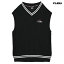 ̵FUBU KNIT VESTBLACK(MLXL2XL)(ե   礭  ˥å ٥  FAM-41702)