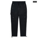 【送料無料★ラスト1点】REASON CLOTHING CARGO PANTS【BLACK】(M L XL 2XL)(リーズン クロージング 通販 メンズ 大きいサイズ カーゴパンツ ロングパンツ 無地 ブラック 黒)