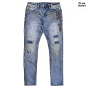 楽天Indoor Class Online Store【送料無料】CRYSP DENIM ATLANTIC DENIM PANTS【WASH BLUE】（30inch・32inch・34inch）（クリスプデニム 通販 メンズ 大きいサイズ デニム パンツ ジーンズ）