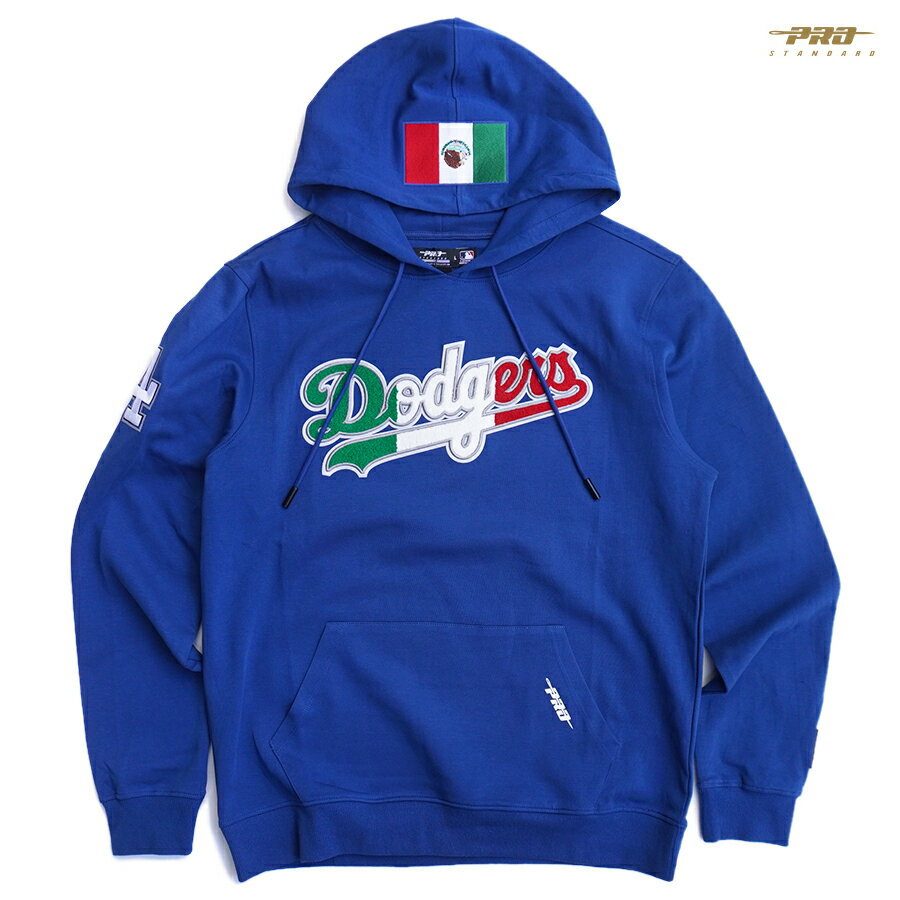 【送料無料】PRO STANDARD LOS ANGELES DODGERS HOODIE【ROYAL BLUE】(M・L・XL・2XL・3XL)(プロスタンダード 通販 大きいサイズ パーカー スウェット フード フーディー プルオーバー 長袖 ロングスリーブ ロサンゼルス ドジャース LA ロゴ MLB)