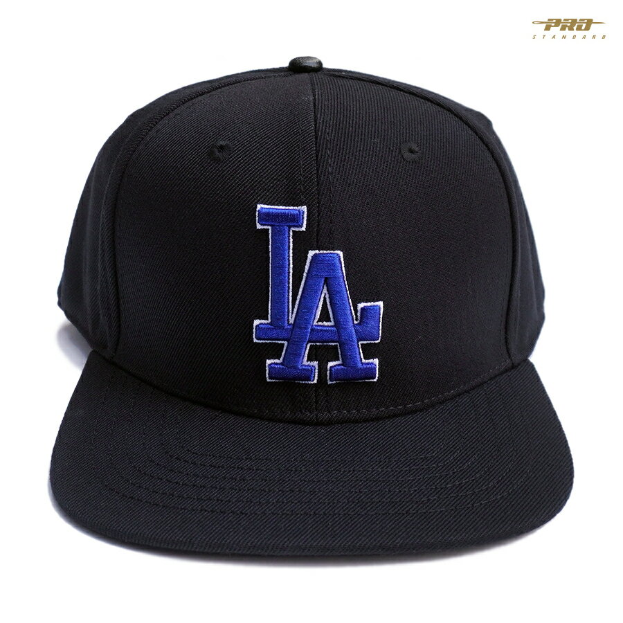 【送料無料】PRO STANDARD LOS ANGELES DODGERS SNAPBACK CAP【BLACK×BLUE】(プロスタンダード キャップ 通販 帽子 ドジャース LA ロサンゼルス ロゴ スナップバック ベースボールキャップ)