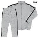 【送料無料】PRO CLUB SUNSET TRACK SET UP【GRAY】(M・L・XL・2XL)(プロクラブ 通販 メンズ 大きいサイズ セットアップ 上下 セット ジャージ トラックジャケット トラックパンツ ジョガーパンツ)