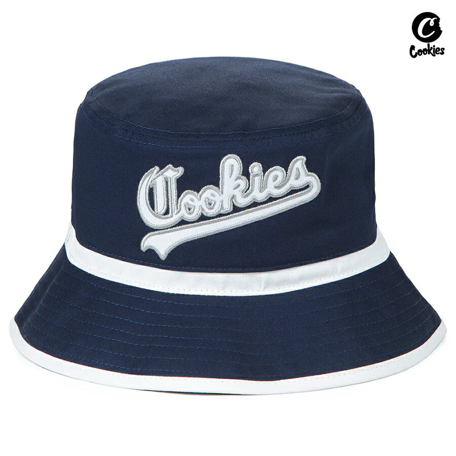 【送料無料】COOKIES IVY LEAGUE BUCKET HAT【NAVY】(L/XL)(クッキーズ 通販 アパレル 服 バケットハット バケハ ハット 帽子 ロゴ)