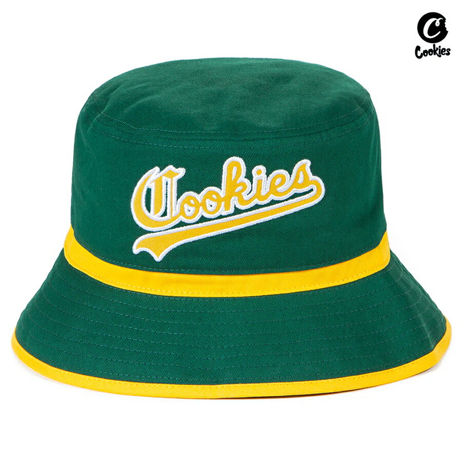 【送料無料】COOKIES IVY LEAGUE BUCKET HAT【FOREST GREEN】(L/XL)(クッキーズ 通販 アパレル 服 バケットハット バケハ ハット 帽子 ロゴ)