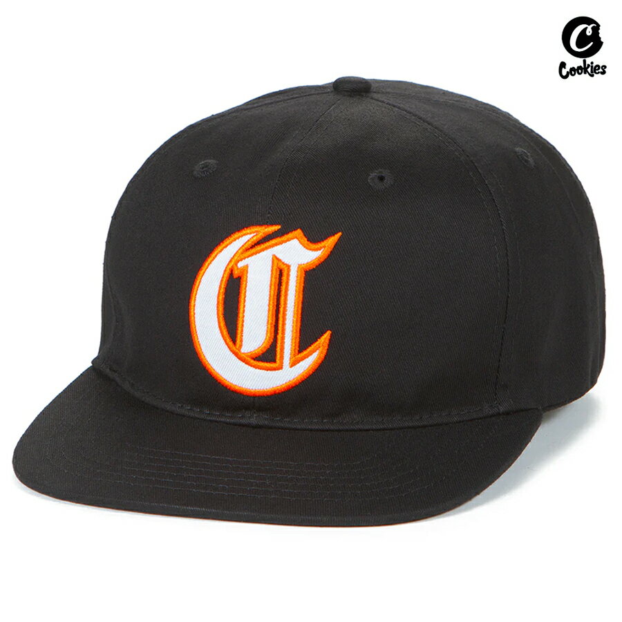 【送料無料★ラスト1点】COOKIES IVY LEAGUE STRAPBACK CAP【BLACK】(クッキーズ 通販 アパレル 服 CAP 帽子 キャップ ストラップバック ベースボールキャップ ロゴ)