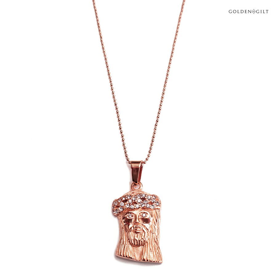 GOLDEN GILT O.G. MINI JESUS NECKLESS - 20inch -(ゴールデンギルト 通販 ネックレス チェーン ジーザス アクセサリー ジュエリー HIPHOP ヒップホップ)