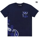 楽天Indoor Class Online Store【送料無料】REBEL MINDS PAISLEY POCKET Tシャツ【NAVY】（M・L・XL・2XL・3XL）（通販 メンズ 大きいサイズ T SHIRTS ペイズリー バンダナ BANDANA 半袖 ショートスリーブ）