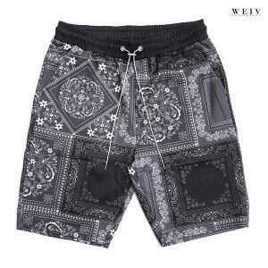 ̵WEIV PAISLEY SHORTSBLACK(MLXL2XL)(   礭 ڥ꡼ Х BANDANA 硼 ϡեѥ)