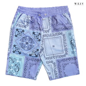 ̵WEIV PAISLEY SHORTSLIGHT BLUE(MLXL2XL)(   礭 ڥ꡼ Х BANDANA 硼 ϡեѥ)