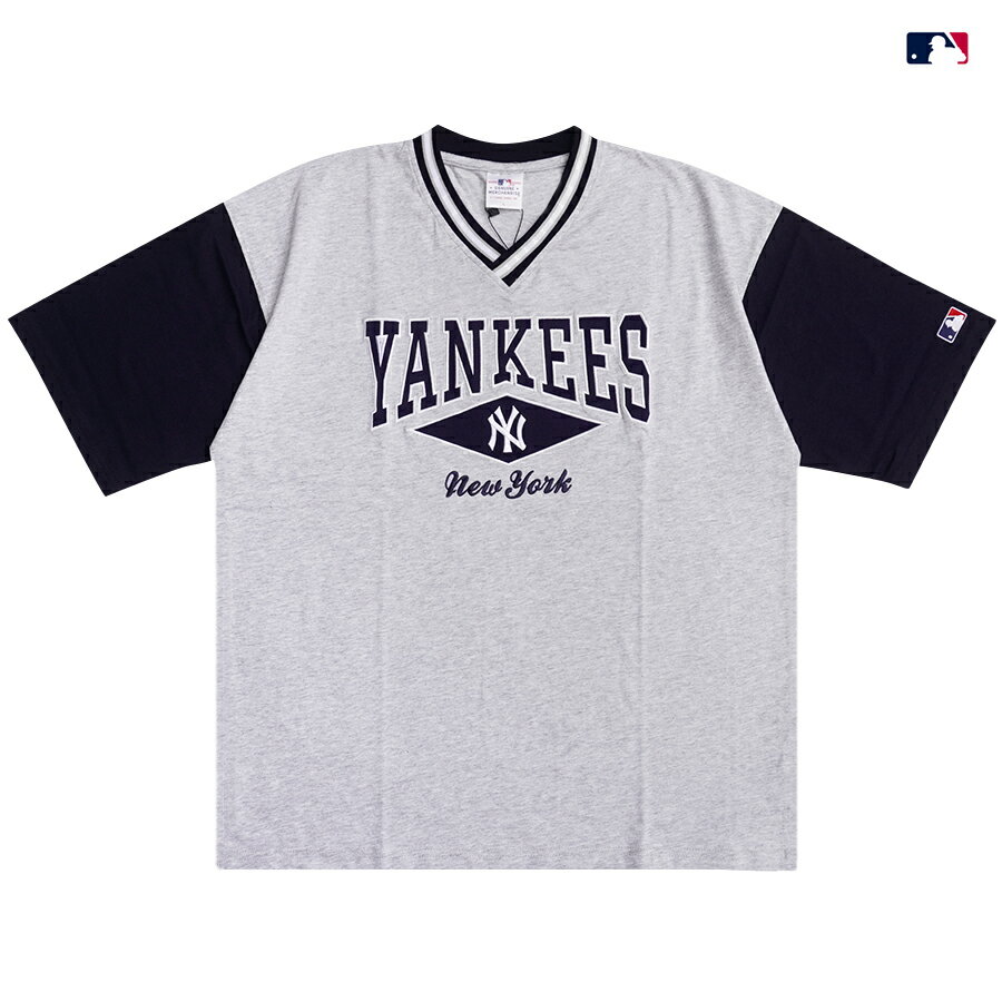 ̵MLB NEW YORK YANKEES V NECK SHIRTSGRAY(LXL)(MLB  ե    礭 Ⱦµ 硼ȥ꡼ Vͥå ˥塼衼 󥭡 NY )