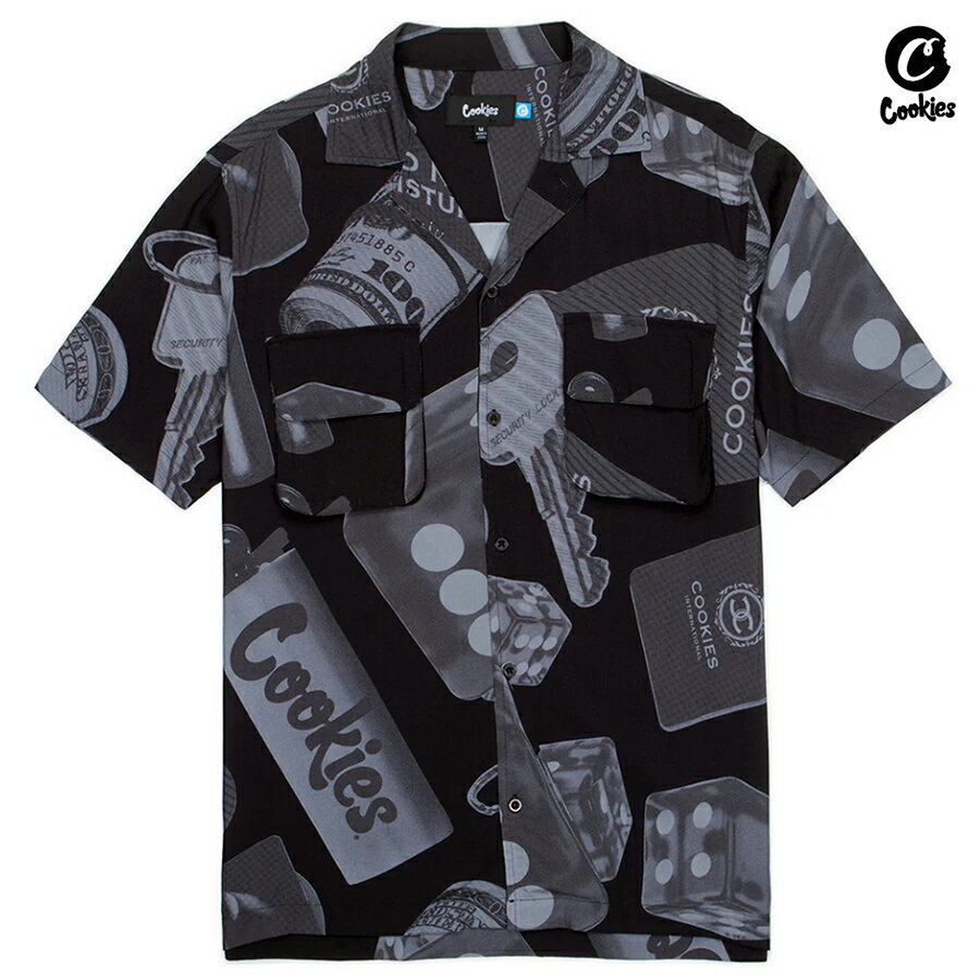 COOKIES SIN CITY OPENS SHIRTS(M・L・XL)(COOKIES クッキーズ アパレル 服 通販 メンズ 大きいサイズ シャツ 半袖)