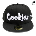 【送料無料】COOKIES × NEW ERA ORIGINAL LOGO FITTED CAP【BLACK】(7 3/8・7 1/2・7 5/8・7 3/4)...