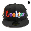 【送料無料】COOKIES × NEW ERA BATTALION FITTED CAP【BLACK】(7 3/8・7 1/2・7 5/8・7 3/4)(クッキ...