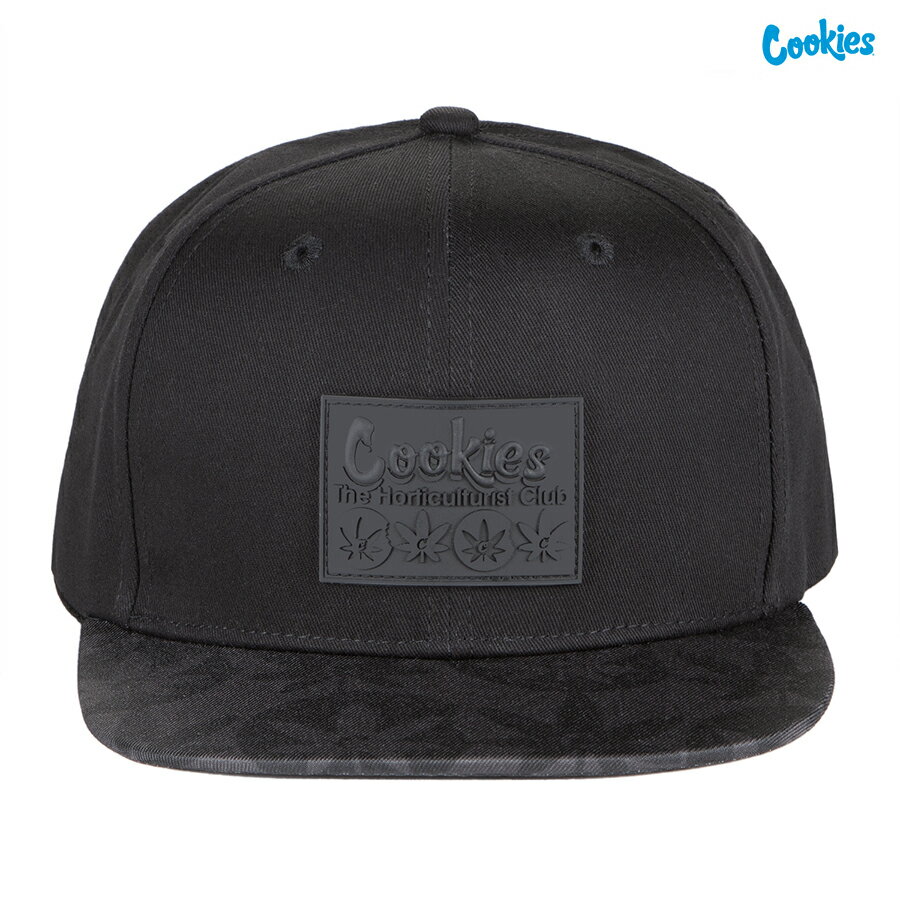 【送料無料★ラスト1点】COOKIES HORTICULTURIST CLUB SNAPBACK CAP【BLACK】(クッキーズ 通販 アパレル 服 CAP 帽子 キャップ スナップバック ベースボールキャップ ロゴ)