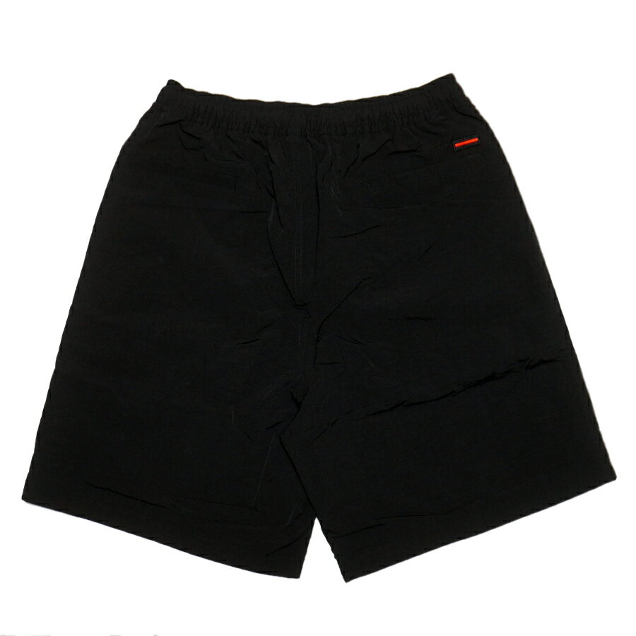 【送料無料★ラスト1点】FUBU NYLON SHORTS【BLACK】(M・L)(フブ 通販 メンズ ショーツ ショートパンツ ハーフパンツ ナイロンショーツ ロゴ)