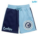 【送料無料】COOKIES THROWBACK SWEAT SHORTS【CAROLINA BLUE】(M・L・XL)(クッキーズ アパレル 服 通販 メンズ 大きいサイズ ショーツ ハーフパンツ ショートパンツ スウェットショーツ)