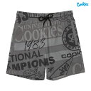 【送料無料】COOKIES HIGHER LEARNING SWIM TRUNK SHORTS【BLACK】(M・L・XL)(クッキーズ アパレル 服 通販 メンズ 大きいサイズ ショーツ ハーフパンツ ショートパンツ ナイロンショーツ スイムショーツ スイムトランクス 水着)