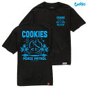【送料無料】COOKIES PEACE PATROL Tシャツ【BLACK】(L・XL)(クッキーズ アパレル 服 通販 メンズ 大きいサイズ TEE T SHIRTS 半袖 ショートスリーブ ロゴ)