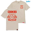 【送料無料】COOKIES PEACE PATROL Tシャツ【SAND】(L・XL)(クッキーズ アパレル 服 通販 メンズ 大きいサイズ TEE T SHIRTS 半袖 ショートスリーブ ロゴ)