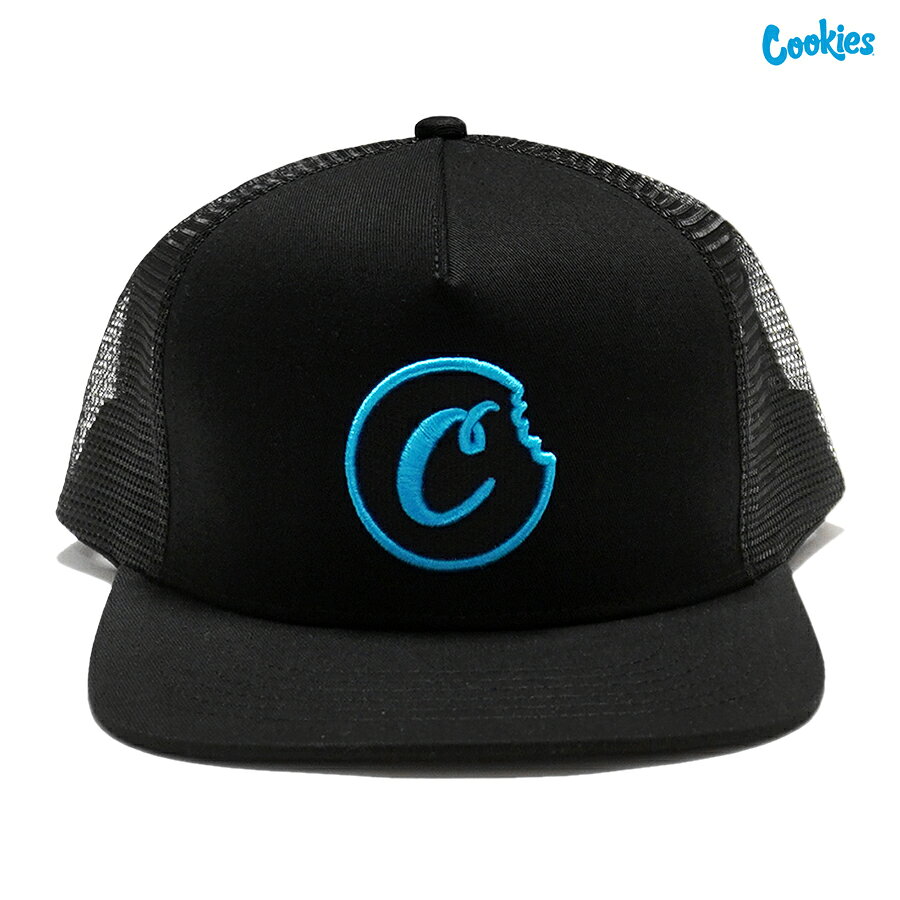 【送料無料】COOKIES C BITE TRUCKER CAP【BLACK×BLUE】(クッキーズ アパレル 服 通販 CAP 帽子 キャッ..