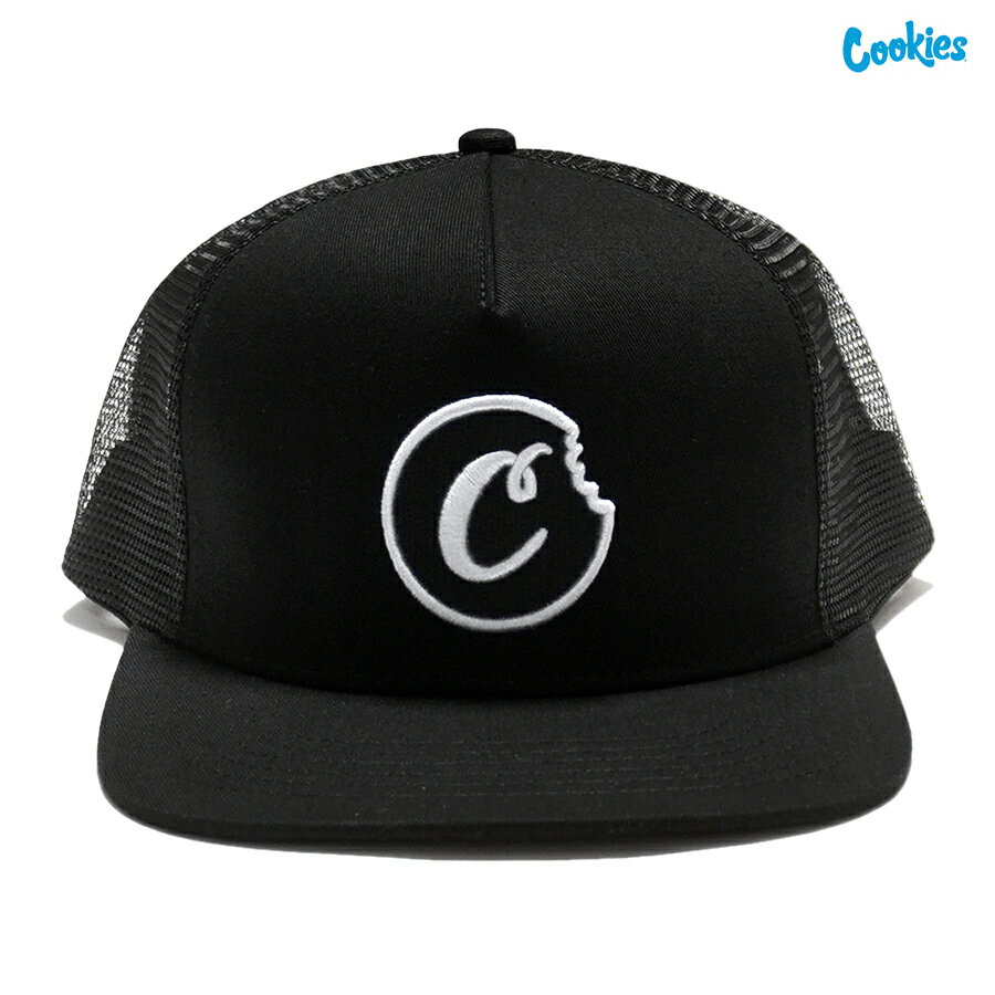 【送料無料】COOKIES C BITE TRUCKER CAP【BLACK×WHITE】(クッキーズ アパレル 服 通販 CAP 帽子 キャ..
