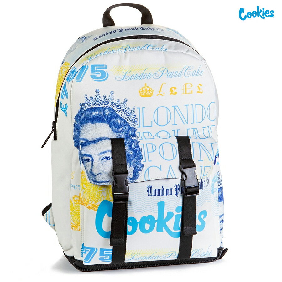 【送料無料★ラスト1点】COOKIES LONDON POUND CAKE ALPINE BACKPACK【CREAM】(クッキーズ 通販 バッグ バックパック リュック カバン 鞄 ロゴ)