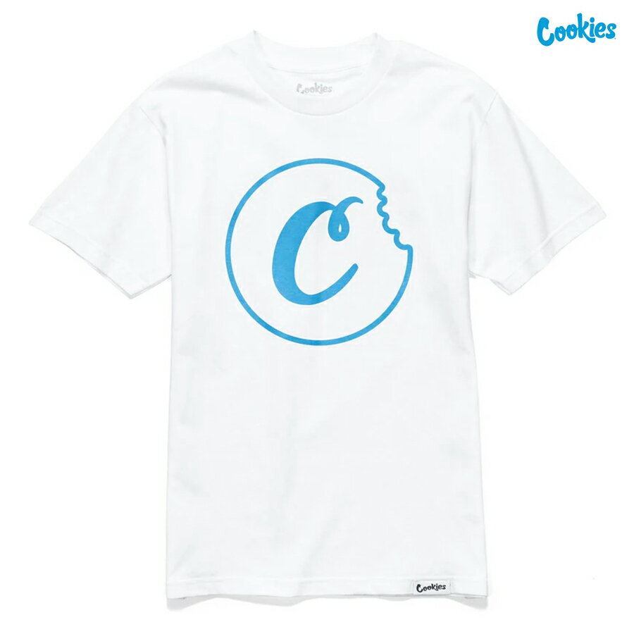 【送料無料】COOKIES C BITE OUTLINE Tシャツ【WHITE】(M・L・XL・2XL)(クッキーズ アパレル 服 通販 ..