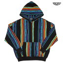 【送料無料】RING SPUN WAVE JACQUARD ZIPUP HOODIE【BLACK】(M・L・XL・2XL・3XL)(通販 メンズ 大きいサイズ ジップ パーカー ジップアップ フード フーディー ジャガード 長袖 ロングスリーブ 3Dニット ビッグサイズ オーバーサイズ)