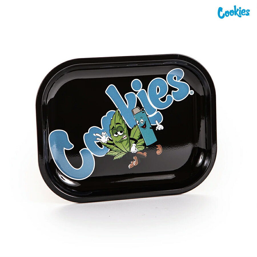 COOKIES BEST BUD ROLLING TRAY -SMALL-【BLACK】(COOKIES SF 通販 服 ローリング トレイ 巻きタバコ 灰皿 小物入れ メタルトレイ)