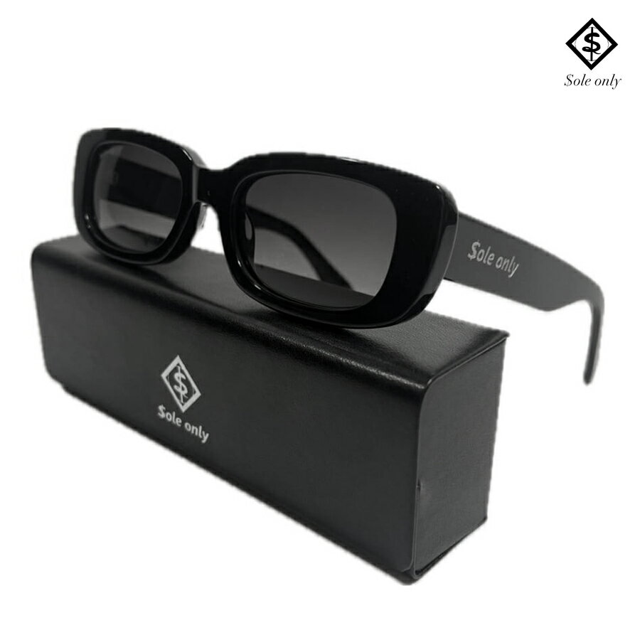 Other - 【送料無料】$OLE ONLY SQUARE SUNGLASSES【BLACK】(ソールオンリー サングラス 通販 ブラック ダークカラー レンズ メガネ アイウエア SOLE ONLY)