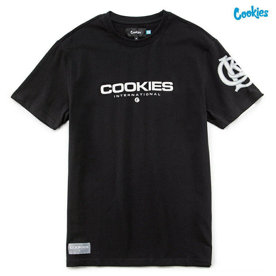 【送料無料】COOKIES INTERMURAL KNIT Tシャツ【BLACK】(M・L・XL・2XL)(クッキーズ アパレル 服 通販 メンズ 大きいサイズ Tシャツ ショートスリーブ HIPHOP ヒップホップ アパレル 服)
