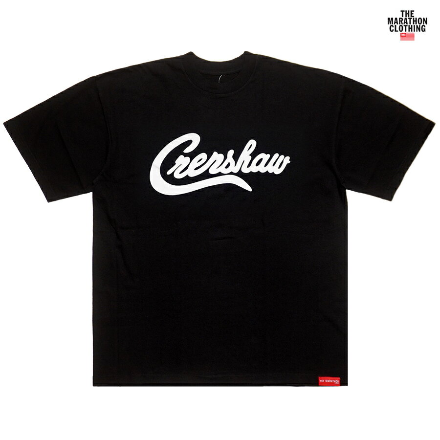 THE MARATHON CLOTHING CRENSHAW Tシャツ(L・XL・2XL)(マラソンクロージング 通販 メンズ T SHIRTS TEE 半袖 ロゴ ニプシーハッスル NIPSEY HUSSLE クレンショー ロサンゼルス カリフォルニア LA)