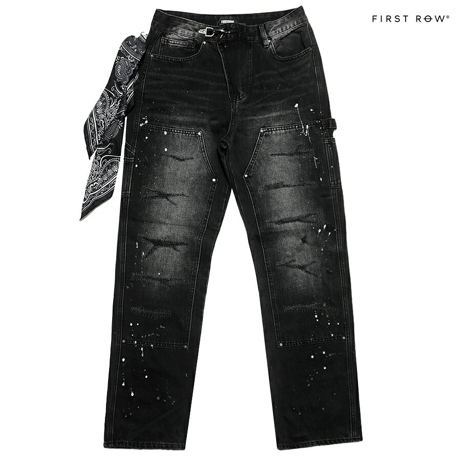 FIRST ROW CANVAS FIRE WORKWEAR DENIM PANTS…