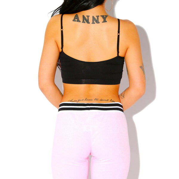 【メール便対応】【10/15☆再入荷】DYNAMIC FASHIONシームレスブラトップ【BLACK/WH...