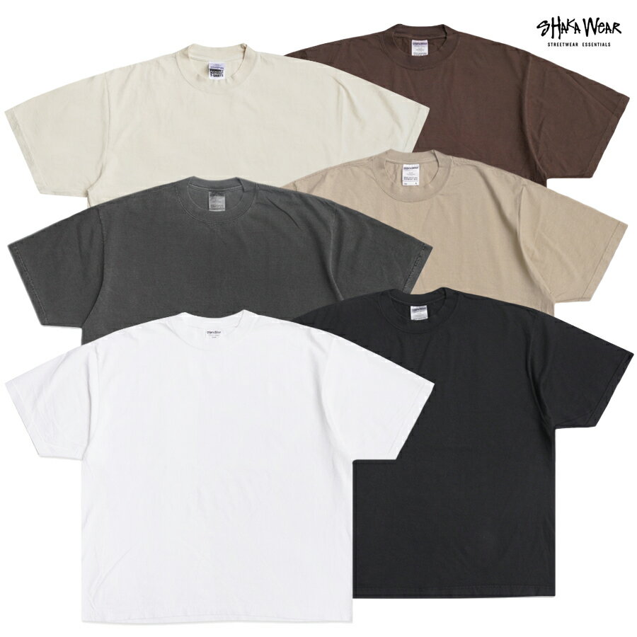 ڥ᡼бSHAKA WEAR 7.5 OZ GARMENT DYE DROP SHOULDER TġWHITE/BLACK/SHADOW/OATMEAL/CREAM/MOCHA(MLXL)(  礭 ץ졼T Ⱦµ ̵ ץ)