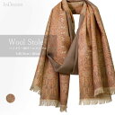 InDream yCY[ E[ Xg[ 唻m70cmx205cmna v[g ̓ Mtg H~ Ђ| XJ[t fB[X Y }t[   j t stole scarf paisley wool jw005